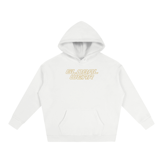 Retro Global wear oversized Fleeced Hoodie
