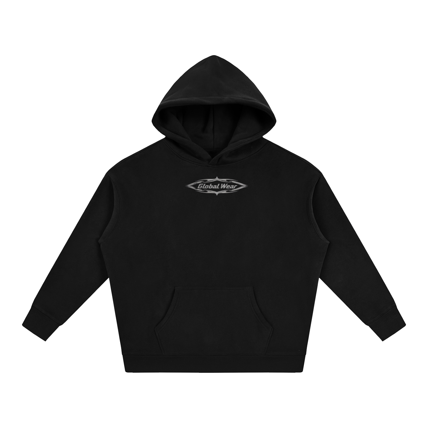 Diamond Oversize Fleeced Hoodie