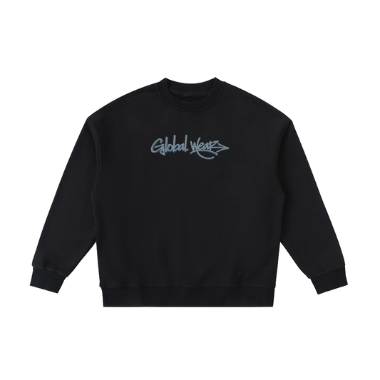 graffiti global wear Fleece Kids' Crewneck Sweatshirt