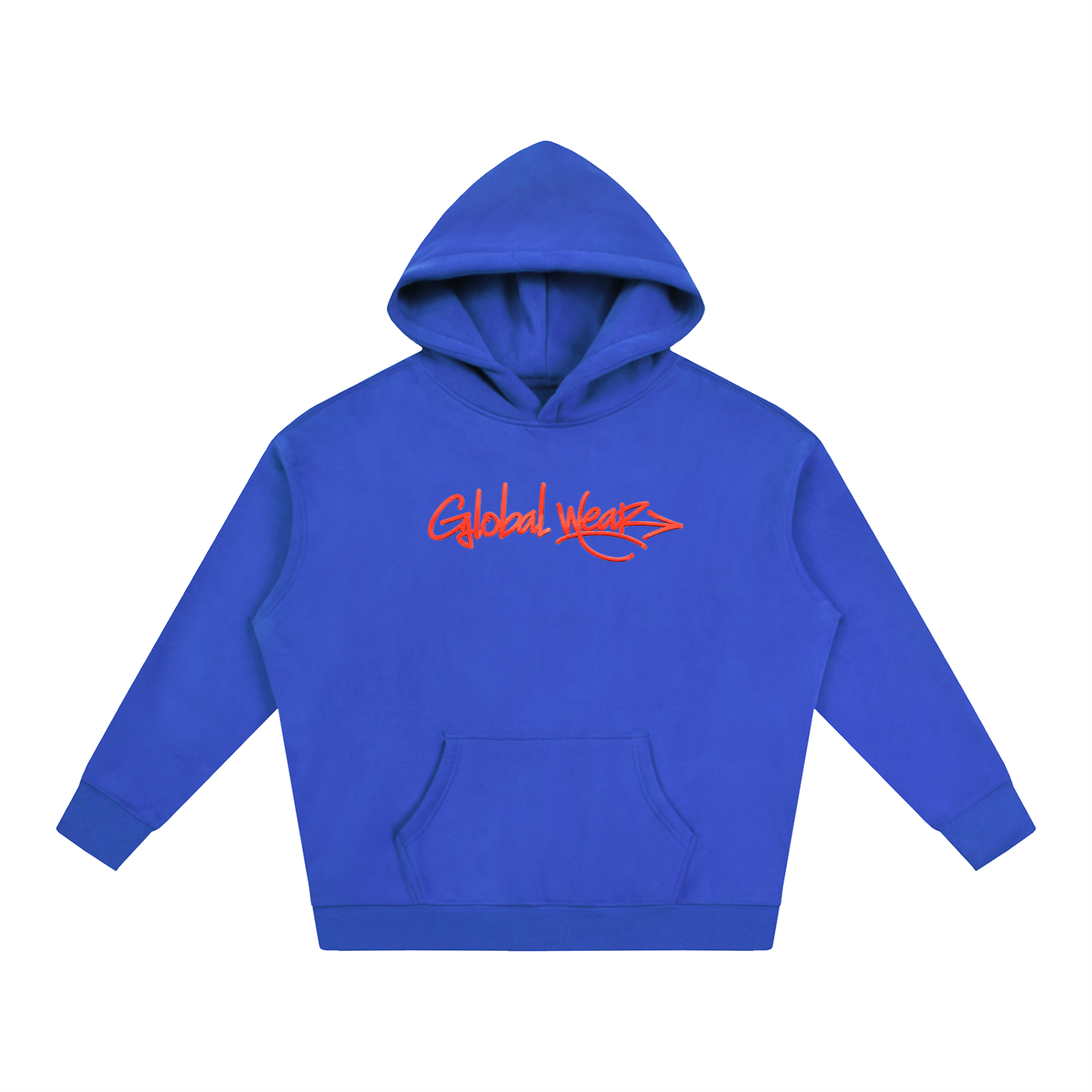 Red graffiti Global wear hoodie